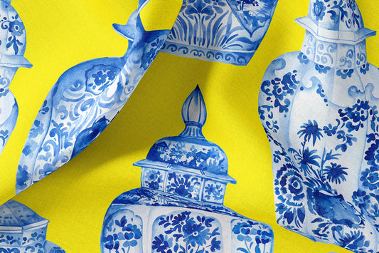 Acid Yellow Jars Tablecloth