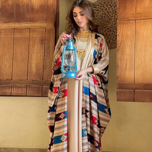 Aztec Blue Duster Coat