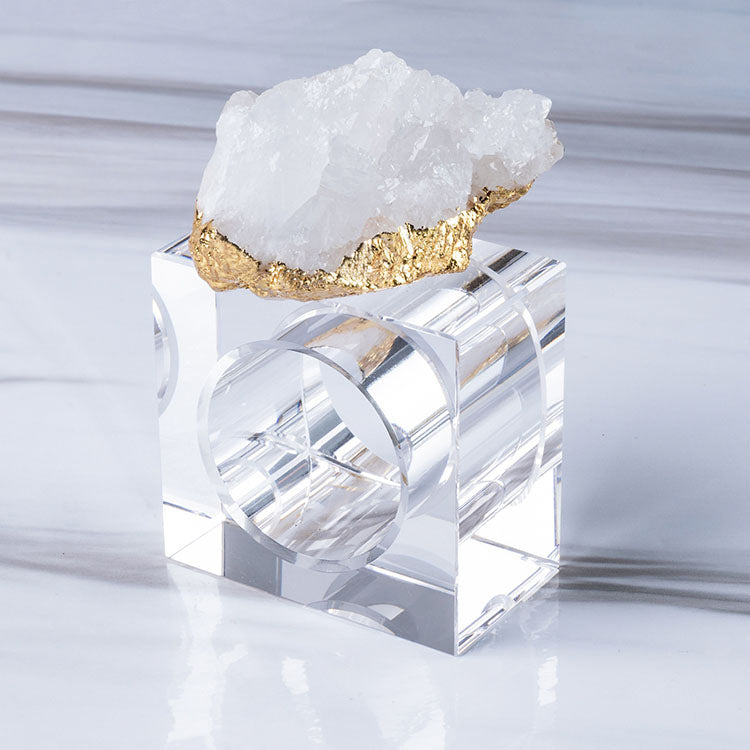 Geode Napkin Rings (set of 4)