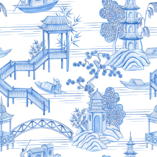 Cornflower Pagoda Tablecloth